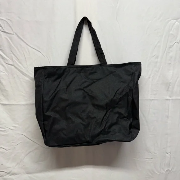 SOLD🌺”A” Embroider Black Tote Bag - Picture 3 of 3